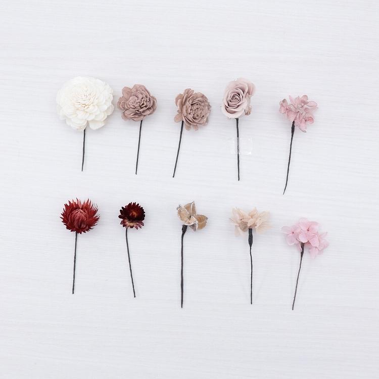 ドライフラワー 髪飾り 点セット 日本製 ヘアアクセサリー ピンク 白 赤 ベージュ くすみカラー ナチュラル ヘアアクセ 結婚式 二次会 卒業式 謝恩会 袴 浴衣通販 Utatane 通販 Yahoo ショッピング