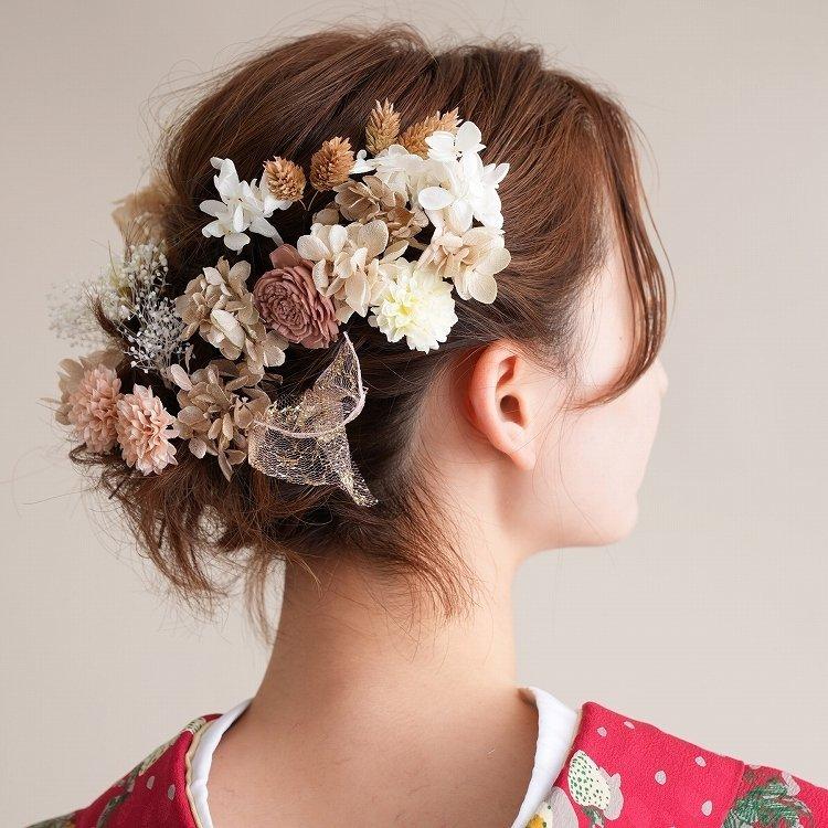 ドライフラワー 髪飾り 30点セット 日本製 ヘアアクセサリー ピンク ベージュ 白 くすみカラー ナチュラル ヘアアクセ 結婚式 二次会 卒業式 謝恩会 袴 浴衣通販 Utatane 通販 Yahoo ショッピング