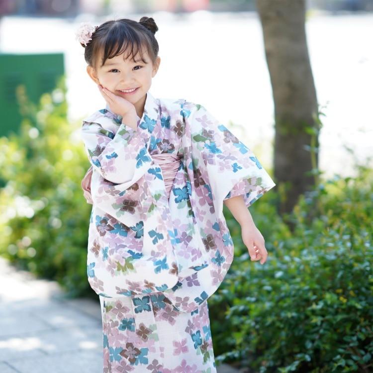 浴衣 子供浴衣 ゆかた Yukata ウサギ ウサギ柄 子供 女の子 キッズ 子ども こども ピンク ホワイト 花柄 上品 可愛い おしゃれ きれい 洗える Nam32 0479 Naimei Nami 通販 子供の着物 浴衣 ウサギの模様 単品の着物6 Studiodeiure It