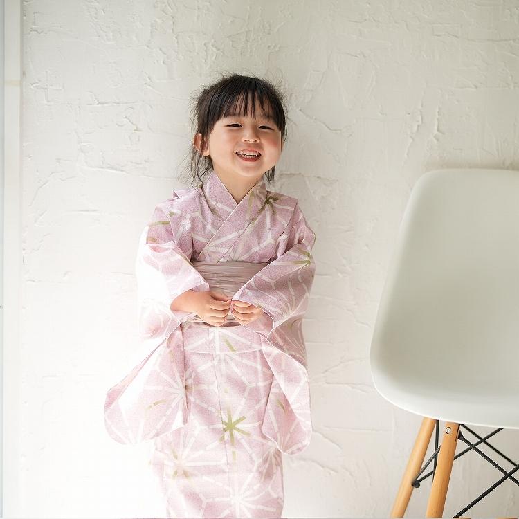 子供浴衣 3点セット 浴衣 帯 下駄 キッズ 女児 女の子 お祭 お遊戯 七夕 幼稚園 保育園 こどもゆかた 100 110 1 130 古典柄 レトロ ピンク Www Supersport Tn