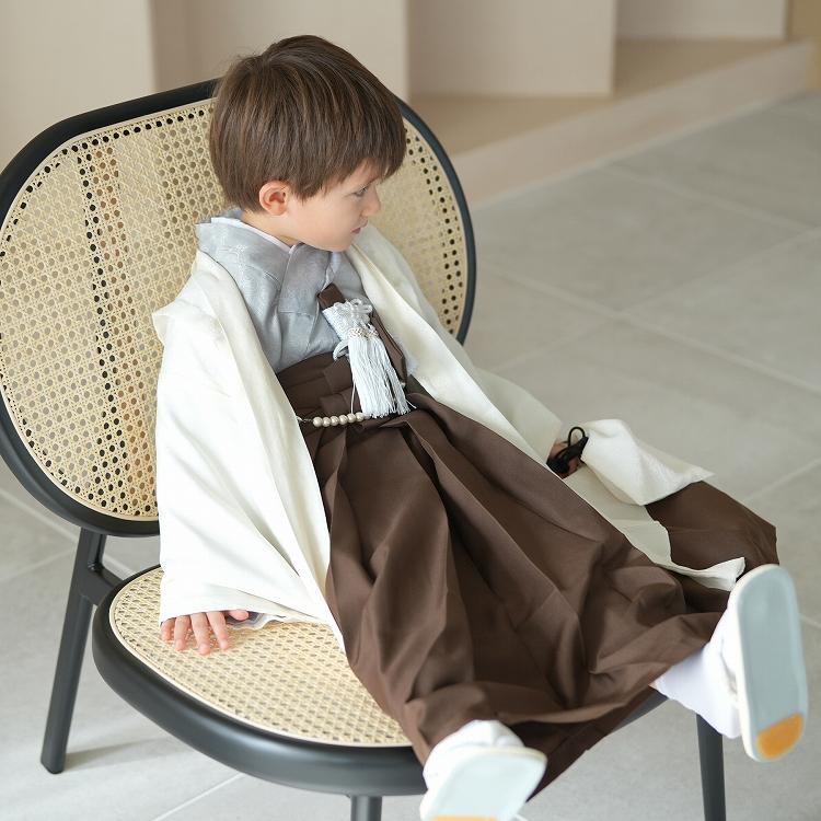 七五三 着物 5歳 男の子 販売 かぷり レトロ 七五三 5歳 ペイズリー