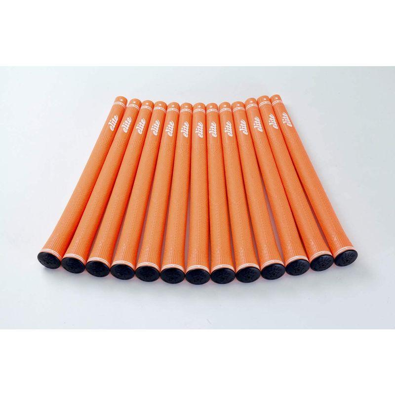 動作確認 elitegrips (エリートグリップ) ゴルフ グリップ CX50 13本セット ワイルドオレンジ バックライン有り 【1806545514】(11410円)