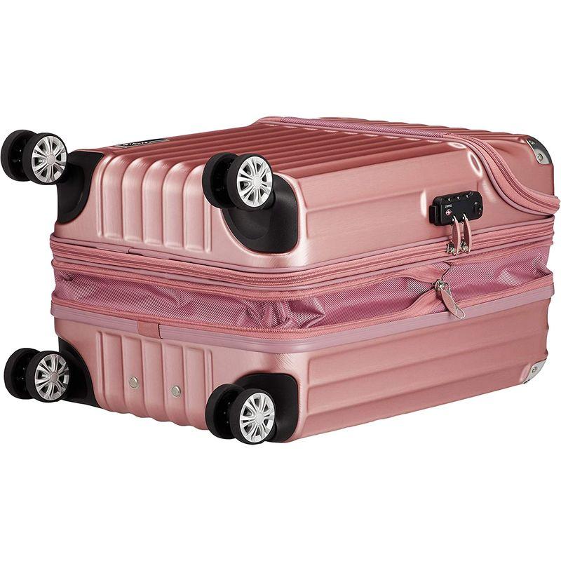 トラベリスト スーツケース ジッパー トップオープン モーメント 機内持ち込み可 35L 54 cm 3.4kg ピンクヘアラインエンボス