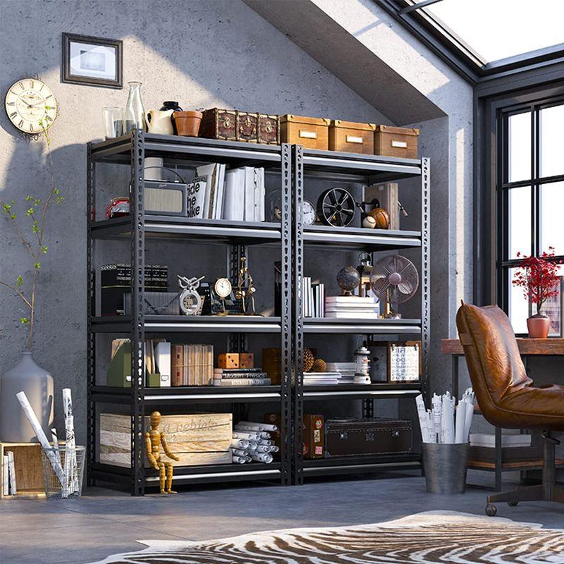 REIBII ラック 棚 スチールラック 幅80cm×奥行42cm×高さ183cm 収納棚 メタルラック 全体耐荷重770KG 組立簡単 高 REIBII ラック 棚 スチールラック 幅80cm×奥行42cm×高さ183cm 収納棚 メタルラック 全体耐荷重770KG 組立簡単 高 　