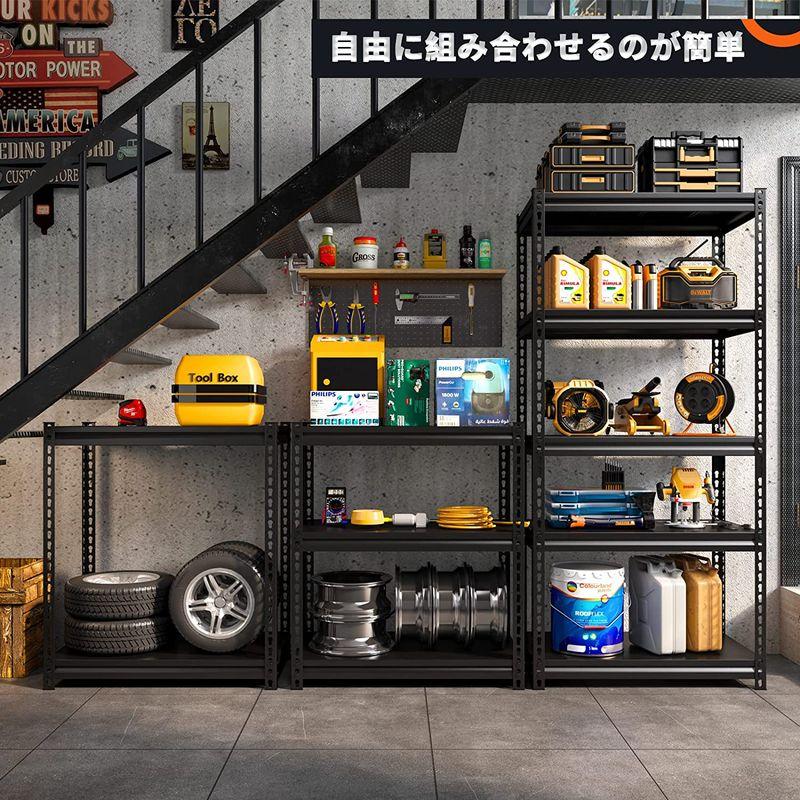 REIBII ラック 棚 スチールラック 幅80cm×奥行42cm×高さ183cm 収納棚 メタルラック 全体耐荷重770KG 組立簡単 高 REIBII ラック 棚 スチールラック 幅80cm×奥行42cm×高さ183cm 収納棚 メタルラック 全体耐荷重770KG 組立簡単 高 　
