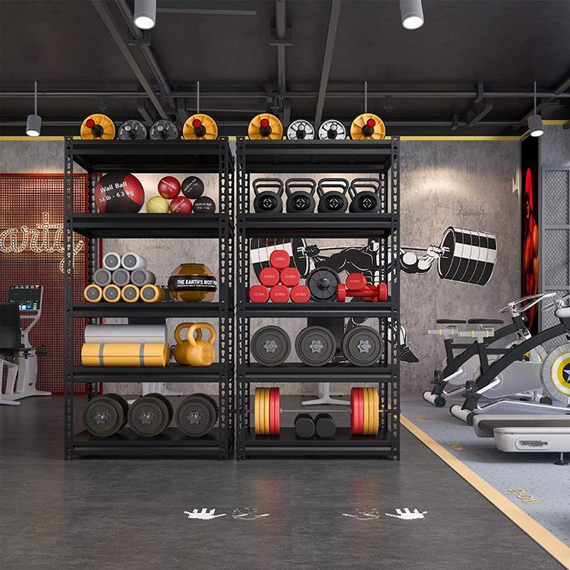 REIBII ラック 棚 スチールラック 幅80cm×奥行42cm×高さ183cm 収納棚 メタルラック 全体耐荷重770KG 組立簡単 高 REIBII ラック 棚 スチールラック 幅80cm×奥行42cm×高さ183cm 収納棚 メタルラック 全体耐荷重770KG 組立簡単 高 　