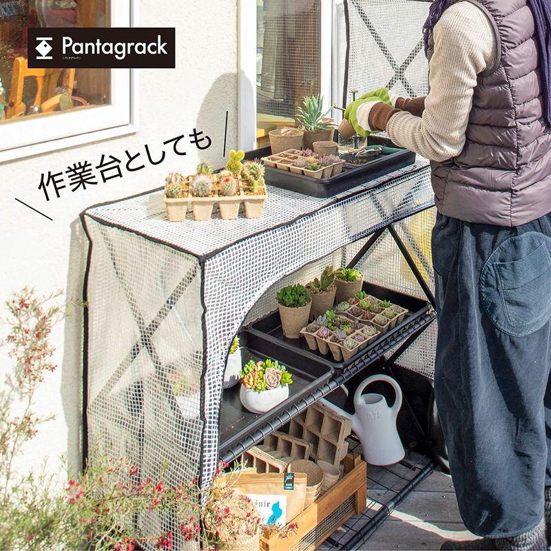 ケースを試してみた 園芸用品 タカショー(Takasho) 園芸ラック パンタグラックハウス S GFH-FS05S