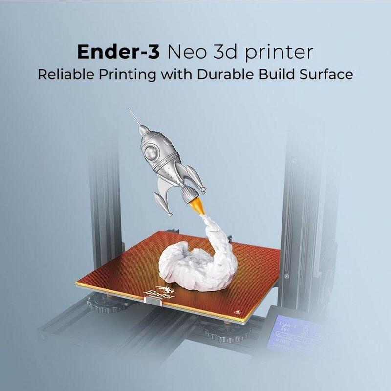 公式通販公式通販Creality Ender Neo 3Dプリンター 金属製ボーデン式エクストルーダー 自動ベッドレベリング 静音 ガラスベッド  停電復 3Dプリンター