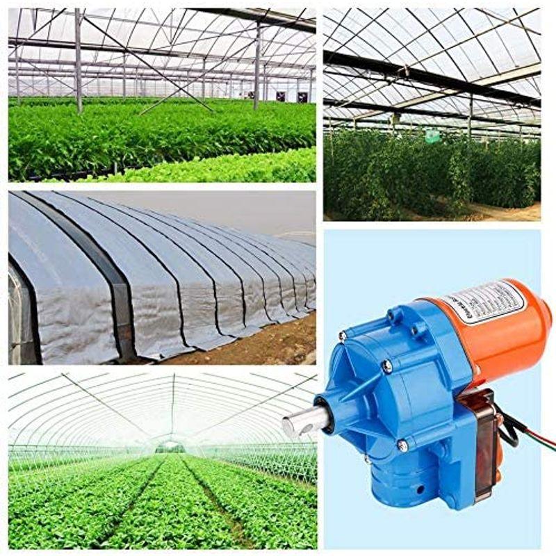 農業用具 KALE 自動式フィルム巻上げ換気装置 巻き上げ機 24V 3.8rpm 80W 高トルク 両側取付 農業温室用 ビニールハウス側面換気 最 8rpm 自動式フィルム巻上げ換気装置 巻き上げ機 24V 80W 高トルク 両側取付 農業温室用 ビニールハウス側面換気 最 　
