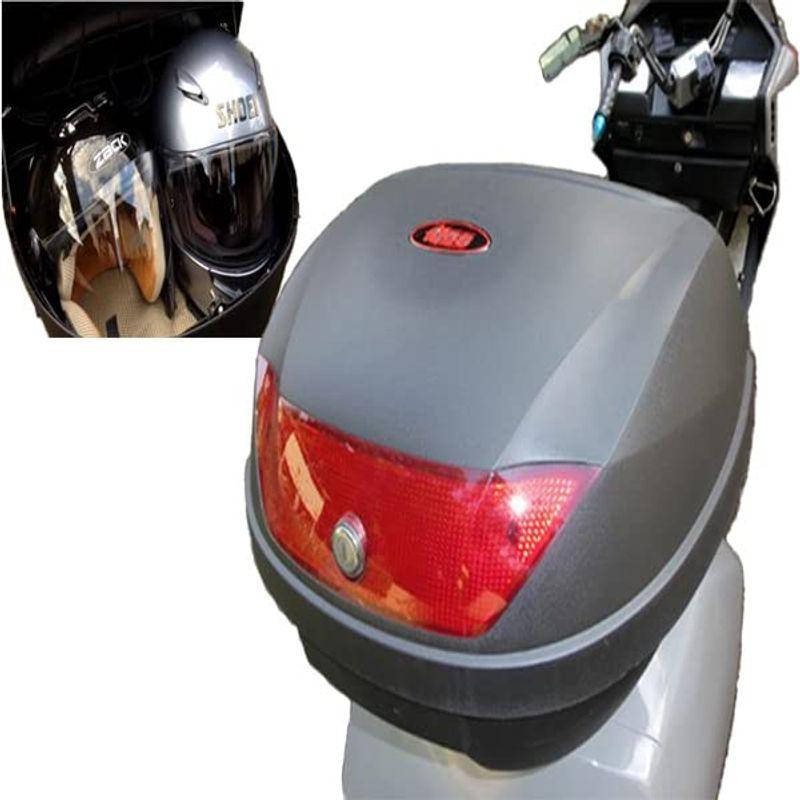 リアボックス トップケース バイクボックス 黒 着脱可能式 取手付 48