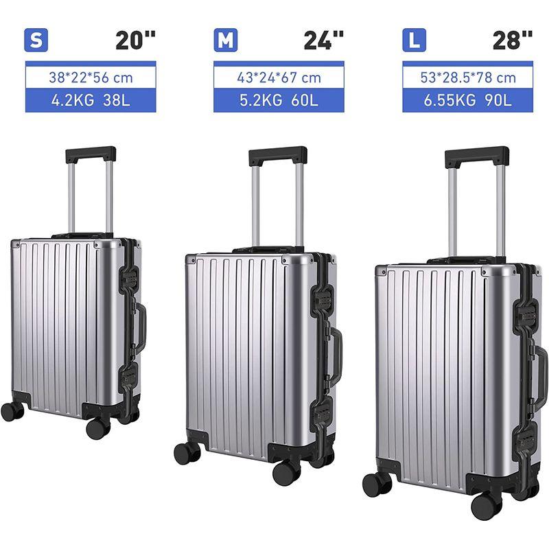 セレクトショップ購入 スーツケース アルミ合金ボディーケース 旅行鞄