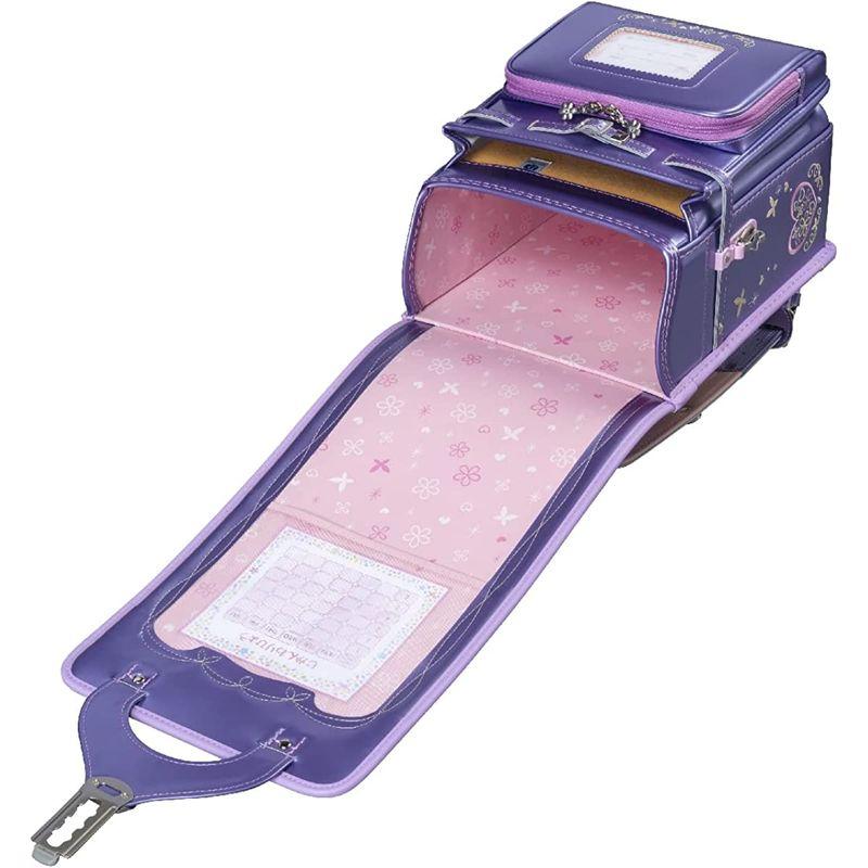 25【新品未使用】 フィットちゃん ランドセル プラチナフラワー 安ピカッタイプ FIT-247AZ ガールズ パールラベンダー×ラベンダー 【WS1395264700】(50750円)