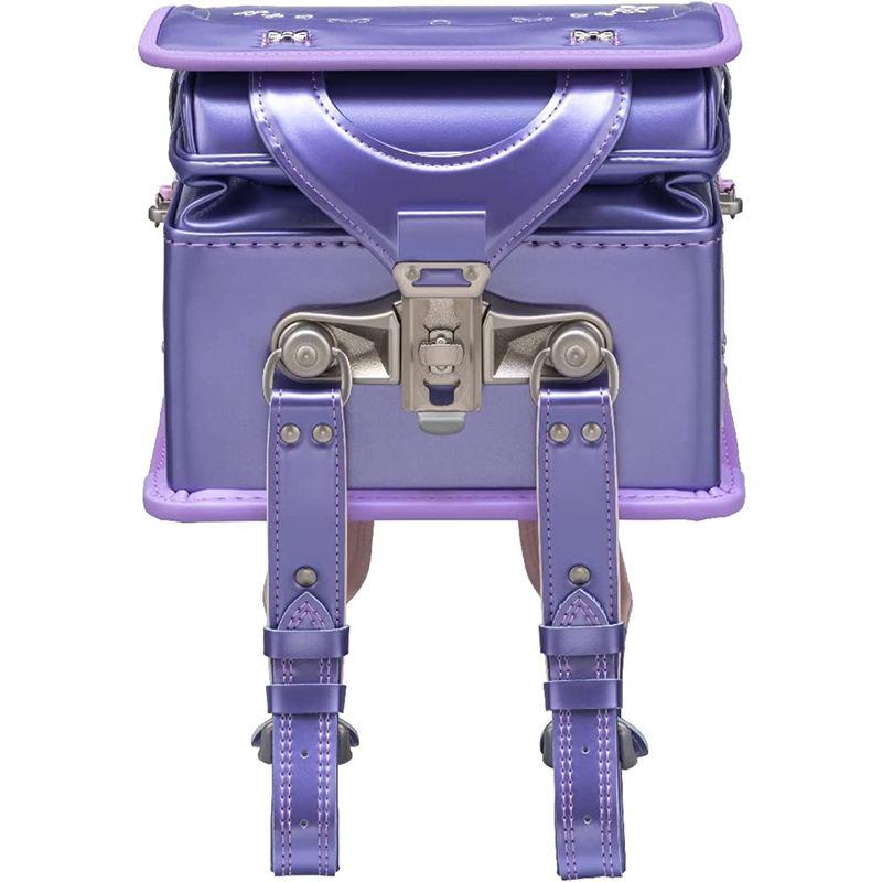 25【新品未使用】 フィットちゃん ランドセル プラチナフラワー 安ピカッタイプ FIT-247AZ ガールズ パールラベンダー×ラベンダー 【WS1395264700】(50750円)