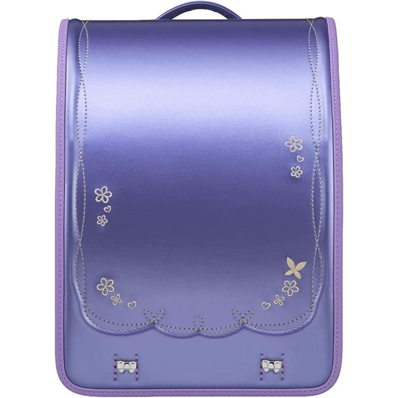 25【新品未使用】 フィットちゃん ランドセル プラチナフラワー 安ピカッタイプ FIT-247AZ ガールズ パールラベンダー×ラベンダー 【WS1395264700】(50750円)