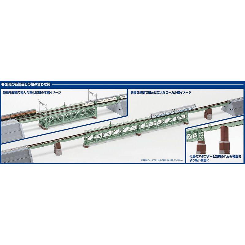 鉄道模型のストラクチャー 緑 鉄道模型 TOMIX Nゲージ 上路式鉄橋セット 3270 鉄道模型用品｜utilityfactory｜05