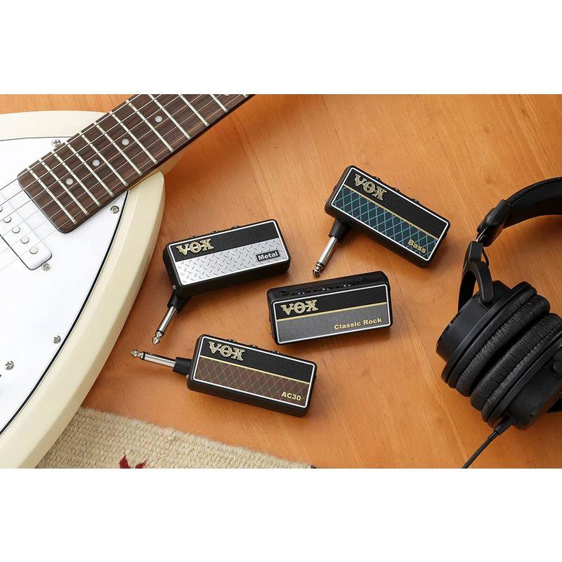 エレキギターアンプ ベース amPlug2 Bass 音響機器 VOX ヘッドホンアンプ 小型 ケーブル不要 ベースに直接プラグ・イン 自宅練習に最適 電池駆動 リズムパ｜utilityfactory｜02