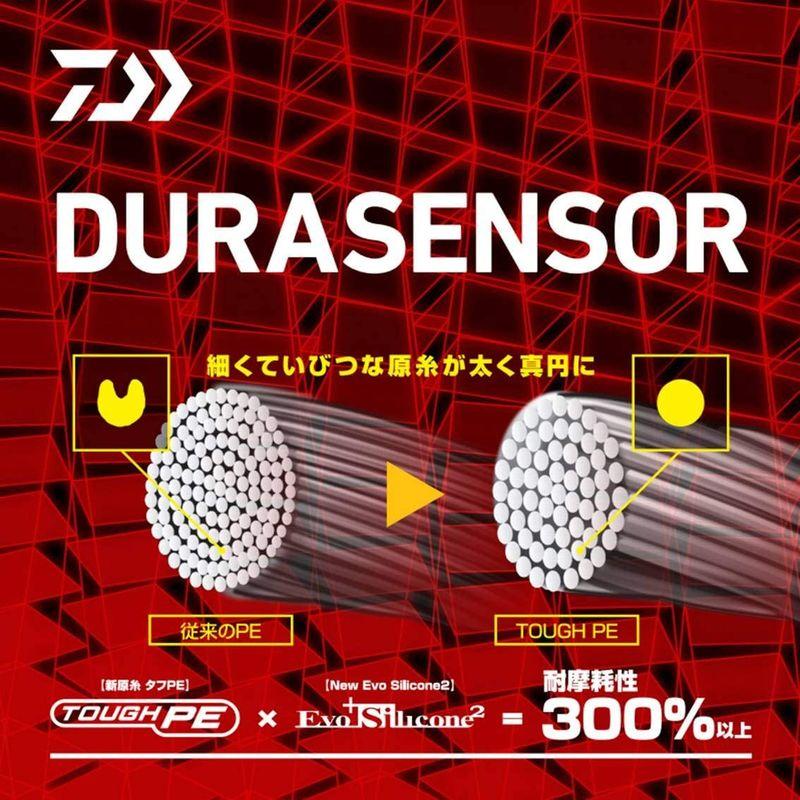 釣り用PEライン 5カラー(カラーマーキング付) 0.8号 600m 釣り用具 ダイワ(DAIWA) PEライン UVFソルティガSJデュラセンサー×8+Si2｜utilityfactory｜06