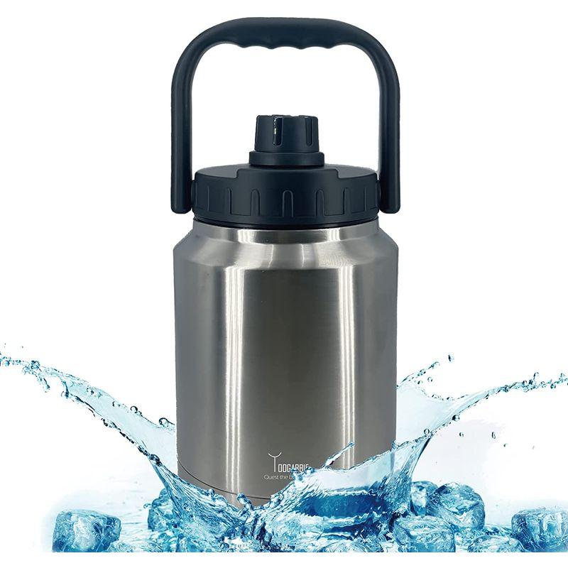 TOOGABBIE 水筒 2リットル 1.5リットル 直飲み ボトル 保温 保冷 ステンレス 魔法瓶 ウォーターボトル 大容量 真空二重構造 