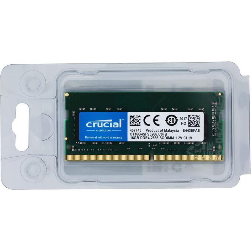 PCパーツ Crucial ノートPC用 メモリ PC4-21300(DDR4-2666) 32GB