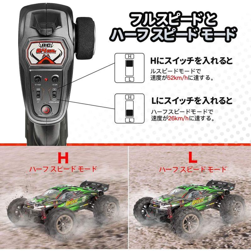 超美品の Hosim ラジコンカー オフロード こども向け 4WD 高速 55 km h