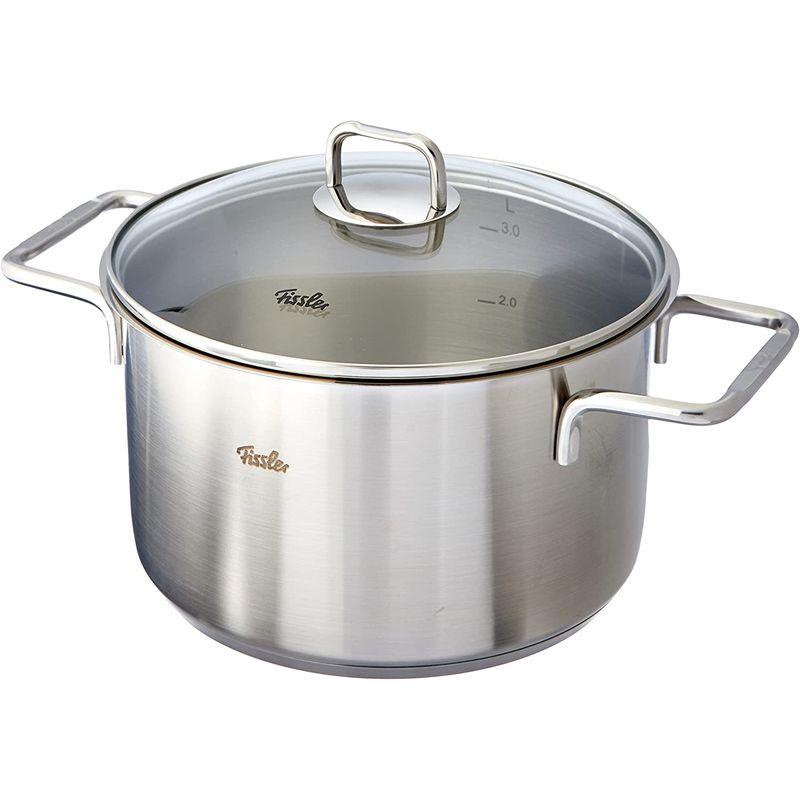 両手鍋 20cm キッチン用品 フィスラー (Fissler) ハンブルグ シチューポット ガス火/IH対応 ドイツ製 日本正規販売品081-110-20｜utilityfactory｜03