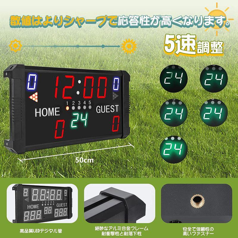 超特盛ミラクルプライス スポーツ用品 Spolehli LED 14桁 スコアボード スポーツタイマー 電子版図解説明書付き デジタイマ 電子得点板 ボールスコア 試合 【JSB7822370924】(28453円)