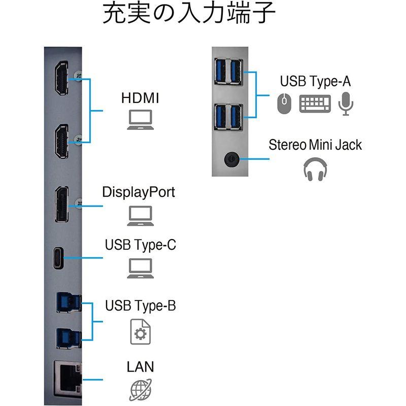 ディスプレイ/モニター EIZO FlexScan EV3895-WT 37.5型/3840×1600/ウルトラワイド曲面モニター/アンチグレアIPS/疲れ目軽減｜utilityfactory｜07