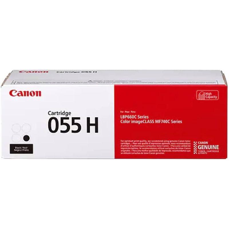 トナーカートリッジ　純正品CANON　トナーカートリッジ055H　M　(CRG-055H　4色セット　C　BK　Y)