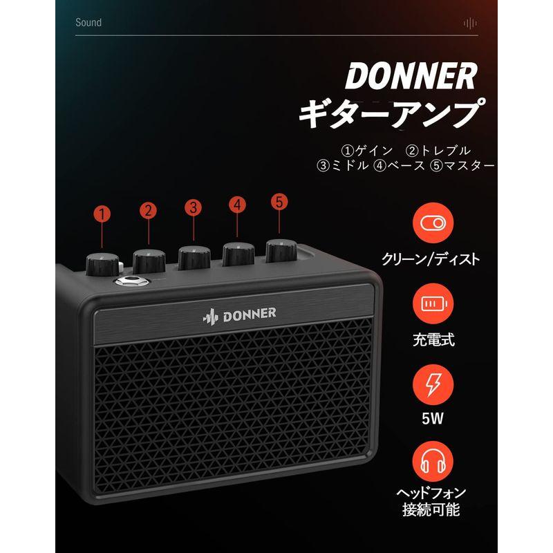 日本価格 Donner エレキギター 初心者セット STタイプ コイルタップ 6