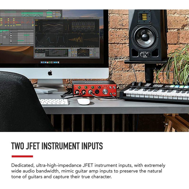 安い直売 オーディオ・インターフェース Focusrite フォーカスライト/Clarett + 4Pre 18in/8out USBオーディオ・インターフェース