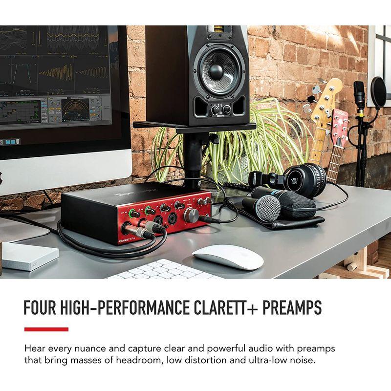 安い直売 オーディオ・インターフェース Focusrite フォーカスライト/Clarett + 4Pre 18in/8out USBオーディオ・インターフェース