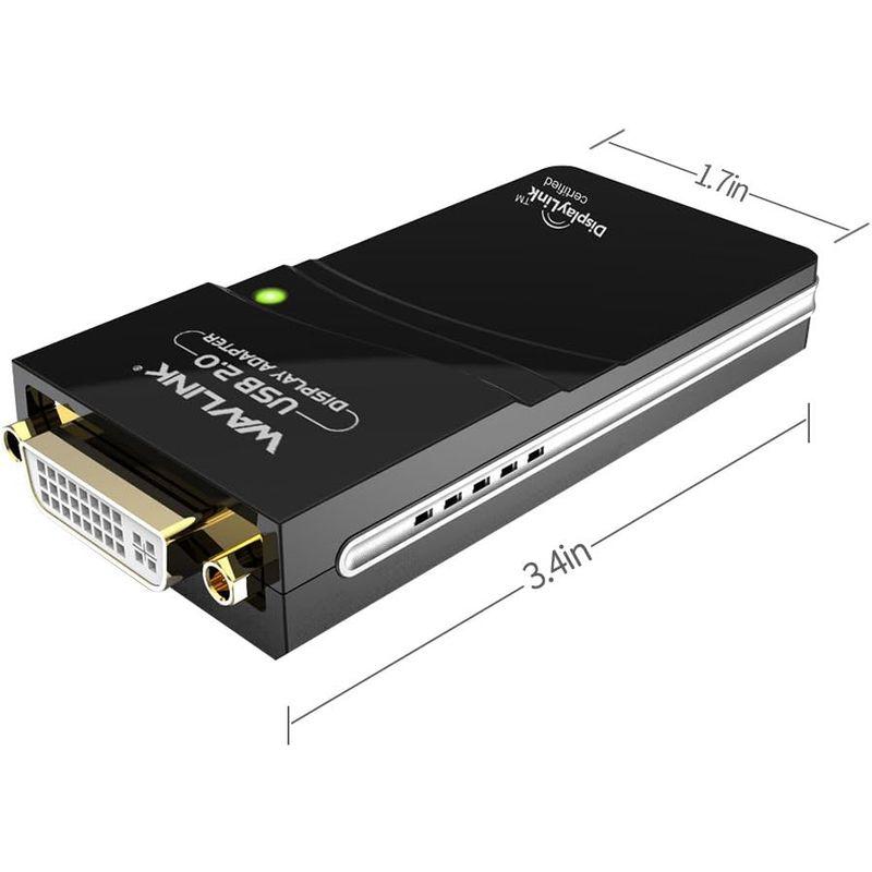 グラフィックス・アダプタ Wavlink USB2.0のVGA/ DVI/HDMIマルチディスプレイアダプタ グラフィックス・アダプタ、複数