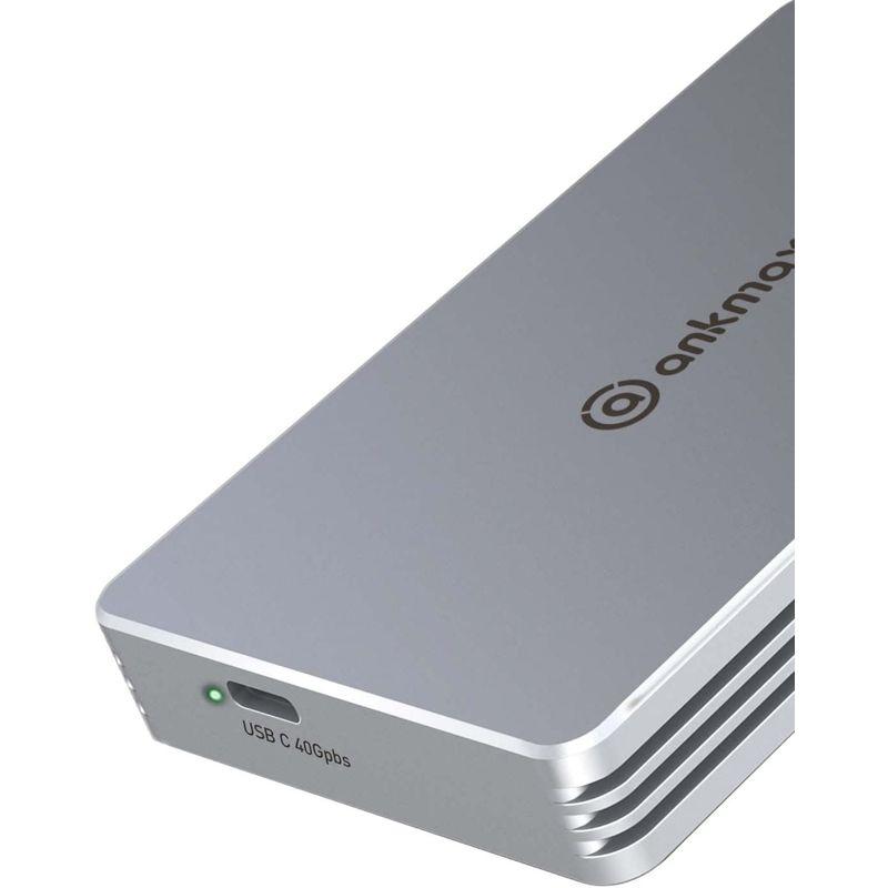 コンピューターアクセサリー USB M.2 NVMe SSD ケース USB 高放熱40Gbps to NVMe PCI-e M-Key(B M Key)228