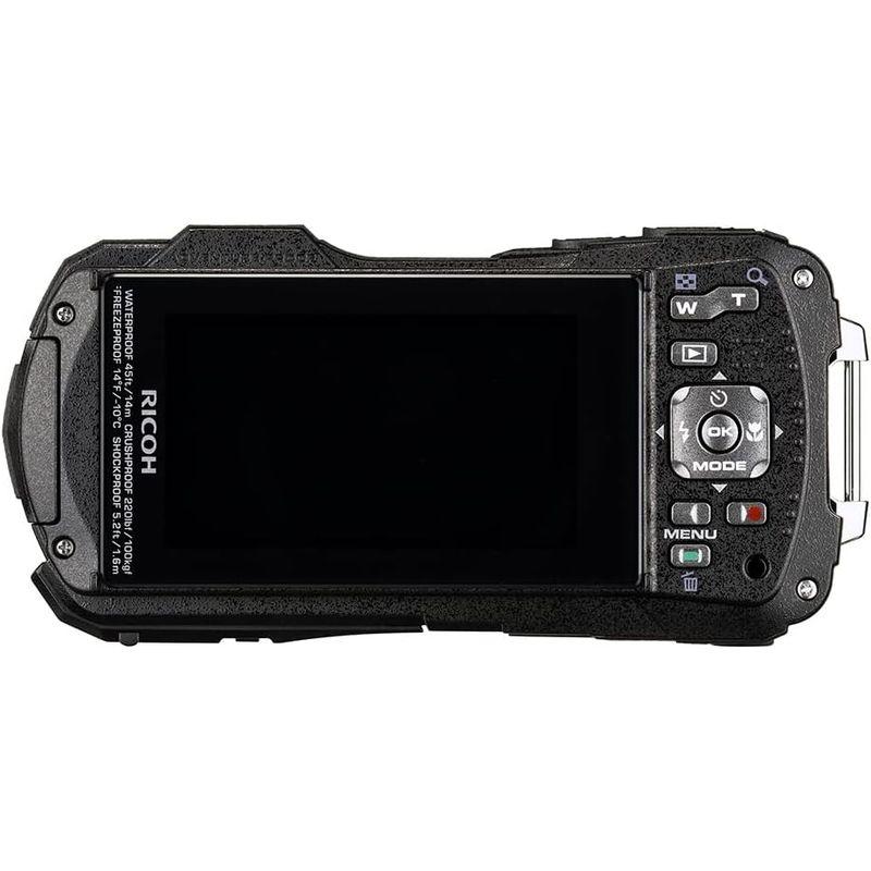 コンパクトデジタルカメラ BLACK リコー本格防水デジタルカメラ RICOH WG-80 デジタルカメラ 14m防水 (連続2時間) 1.6m耐衝撃 防塵 -10℃耐寒 アウトドア｜utilityfactory｜08