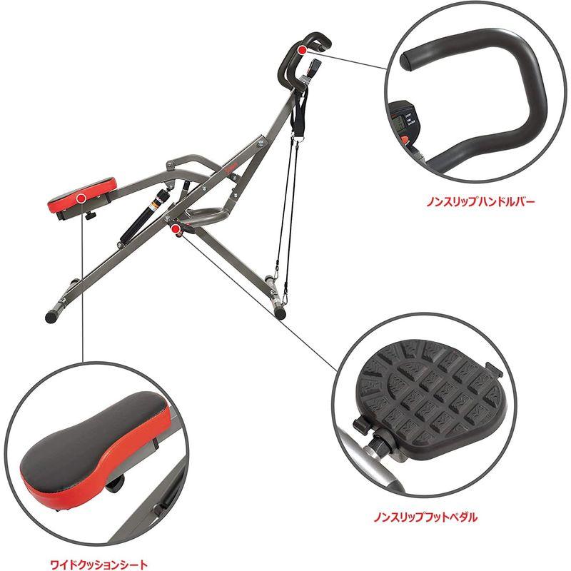 フィットネス機器 サニーヘルス&フィットネス(Sunny Health&Fitness) スクワットアシストトレーナー Row-N-Ride PRO (TM) Sunny Health&Fitness スクワットアシストトレーナー Row Ride PRO TM