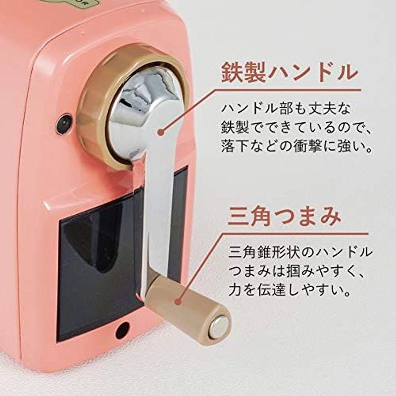 カール事務器 鉛筆削り エンゼル5 ロイヤル3 日本製 2段階芯調節機能付 ピンク A5RY3-P｜utilityfactory｜03