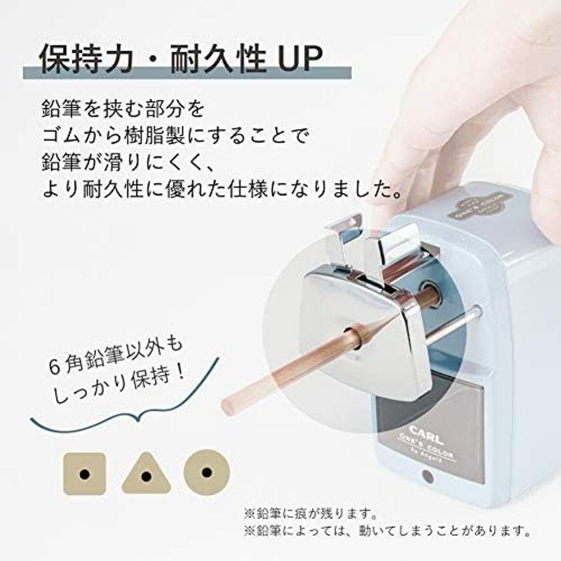 カール事務器 鉛筆削り エンゼル5 ロイヤル3 日本製 2段階芯調節機能付 ピンク A5RY3-P｜utilityfactory｜10