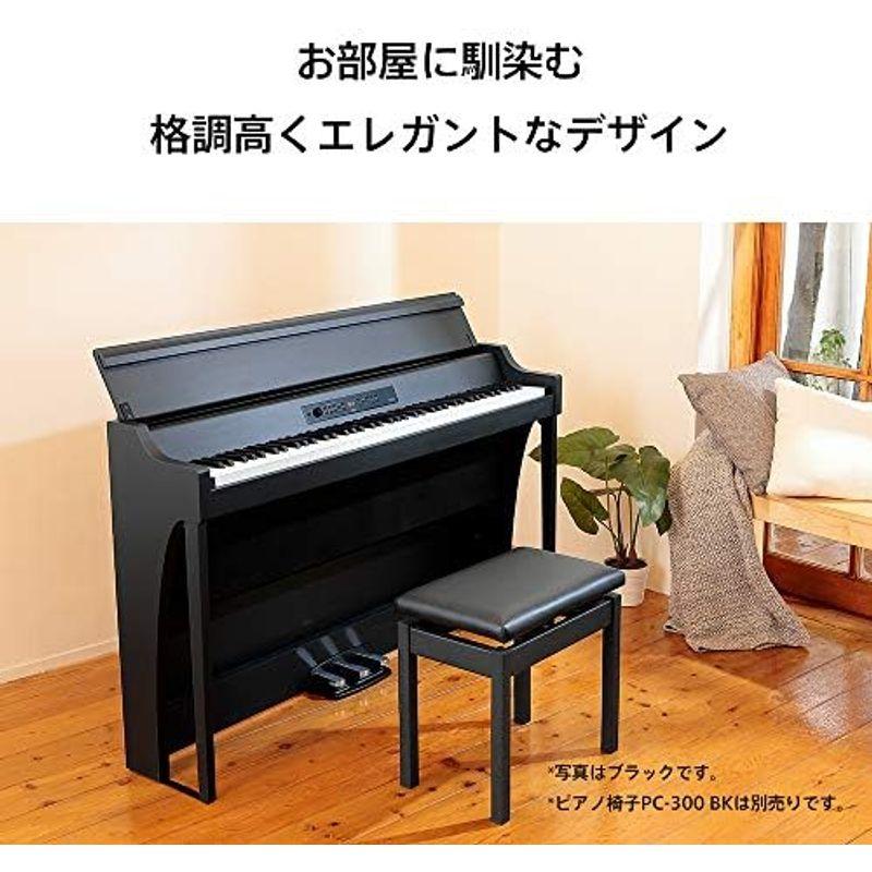 KORG 電子ピアノ G1B AIR WHITE ホワイト 演奏記録機能付き ペダル付属 同音連打可能 RH3鍵盤(グランドピアノと同等の弾｜utilityfactory｜04