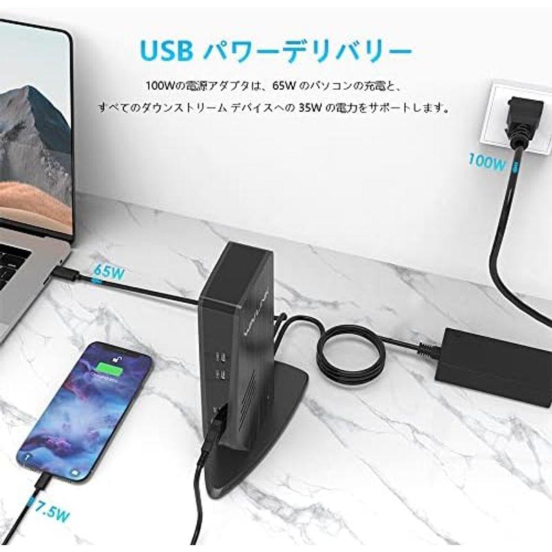 販売在庫 WAVLINK USB-C/USB-A ウルトラHDマルチディスプレイドッキングステーション デュアル4K/シングル5Kディスプレイ タイプ