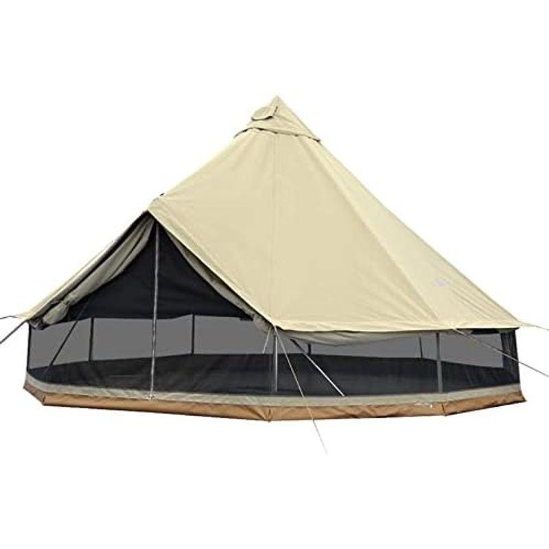 仕入元直送品 KingCamp ハガン宮殿 インナーテント テントの寝室 4人用 良い睡眠とプライバシーを確保 防虫 通気 遮光生地 ブラック