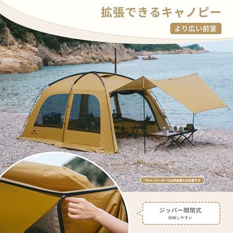 Naturehike公式ショップ Dune7.6/10.9 ドームテント ツールーム 自立式 