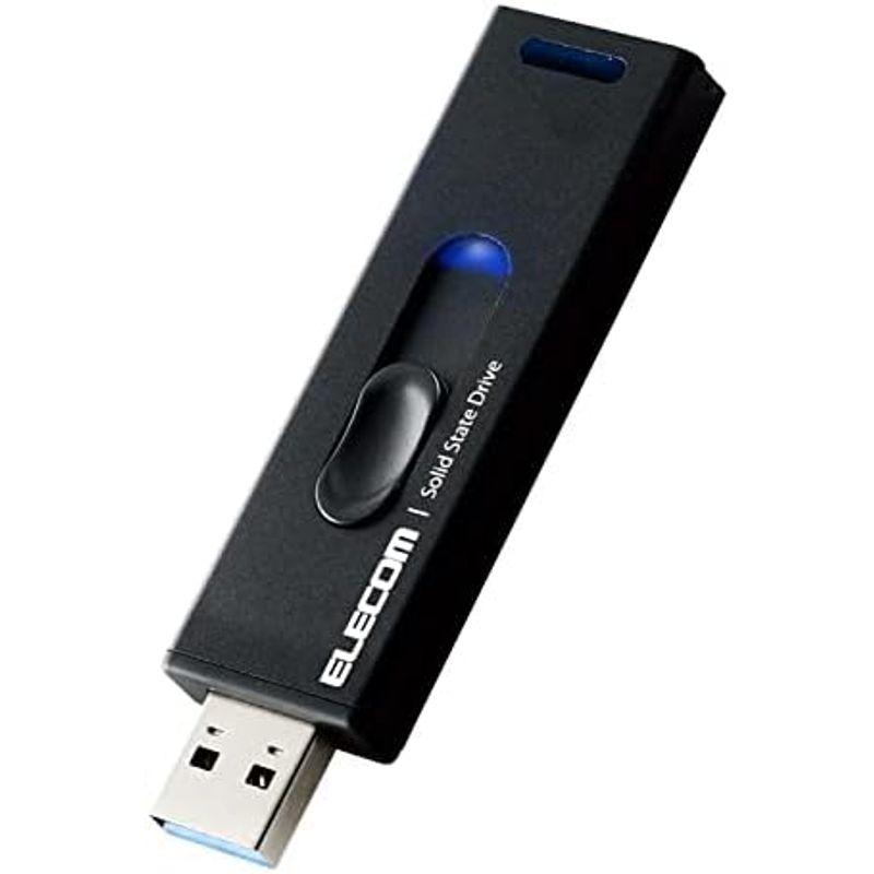 エレコム SSD 外付け 1TB USB3.2(Gen2) 読込速度500MB/秒 アルミ筐体 スライド式 キャップレス PS5/PS4/テ｜utilityfactory｜03
