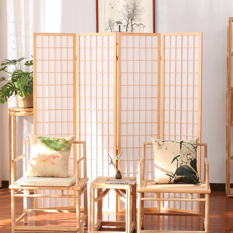 Fuyutu パーテーション 4連 間仕切り 和風衝立 高さ150/178cm Fuyutu パーテーション 4連 間仕切り 和風衝立 高さ150/178cm