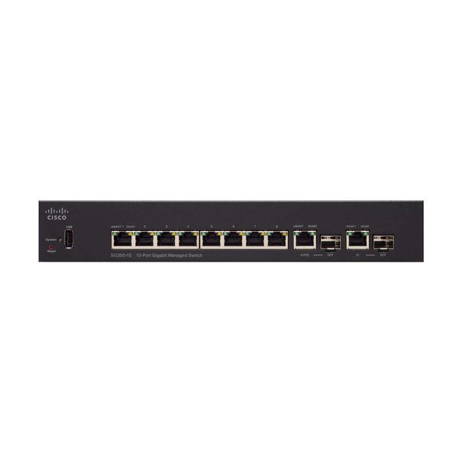 (未使用･未開封品)Cisco SG350-10 10-port Gigabit Managed Switch SG350-10-K9-JP SG350-10MP-K9 | Cisco Switch | Small Business 350 Series