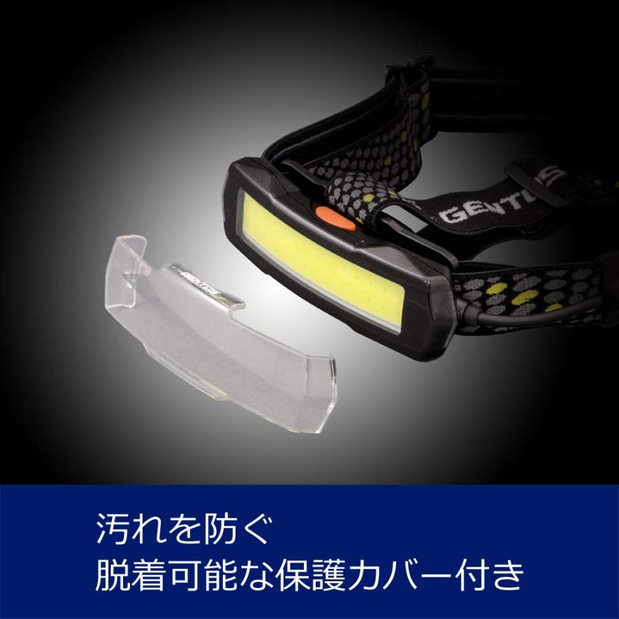 GENTOS(ジェントス) LED ヘッドライト USB充電式(専用充電池/単3