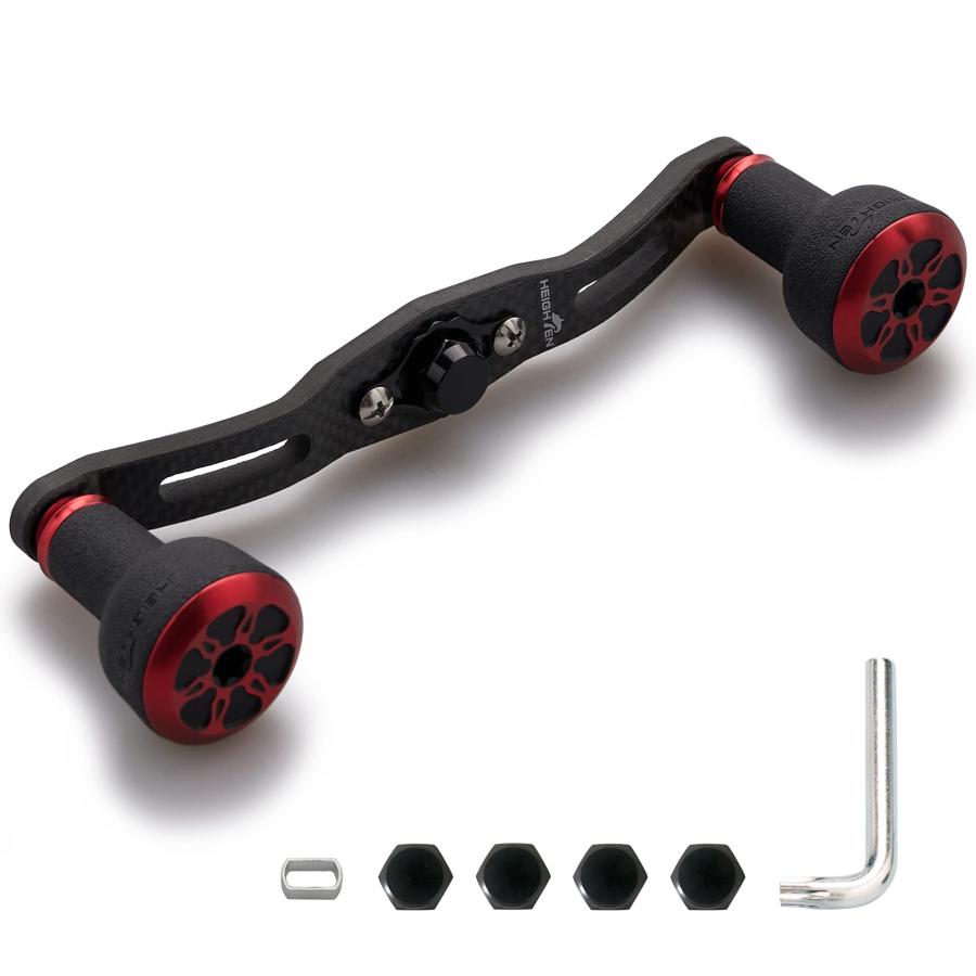 美品　シマノ用　ハイテン 110mm  Wハンドル　のみ HEIGHTEN 98/110mm リール ハンドル シマノ(Shimano) ダイワ