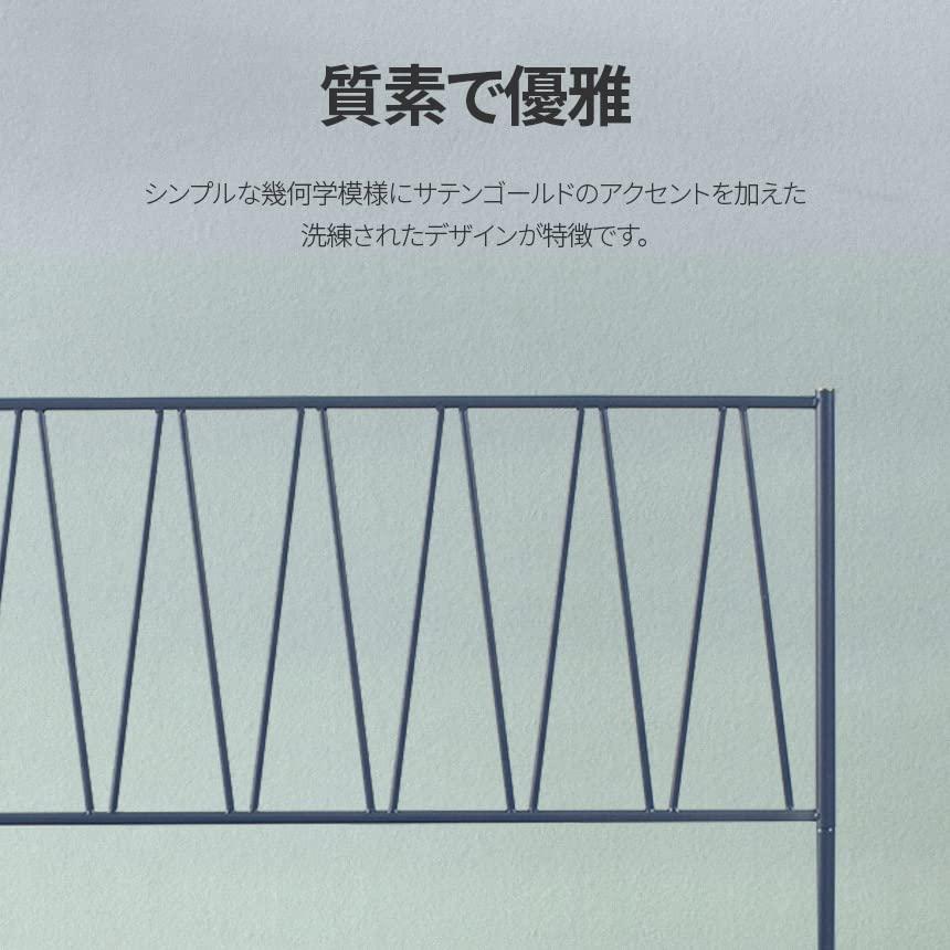 ZINUS メタル ベッドフレーム ダブル Olga Metal Platform Bed