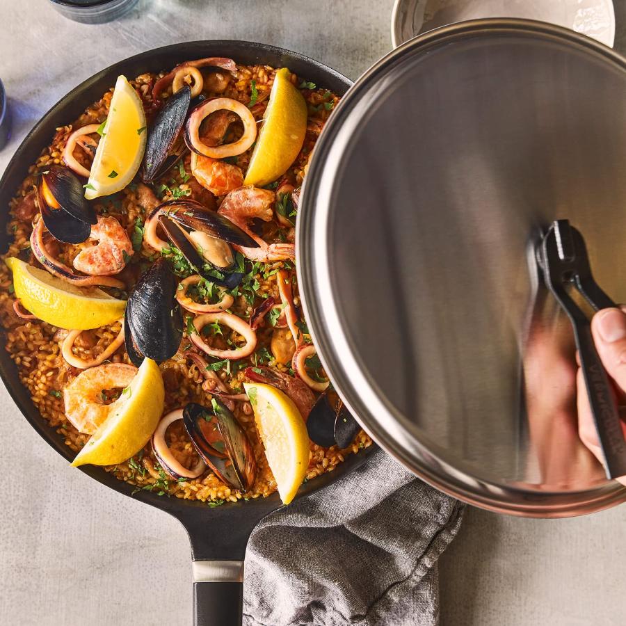 バーミキュラ　フライパン&フタ Amazon | バーミキュラ フライパン Vermicular 蓋付き 24cm 深型