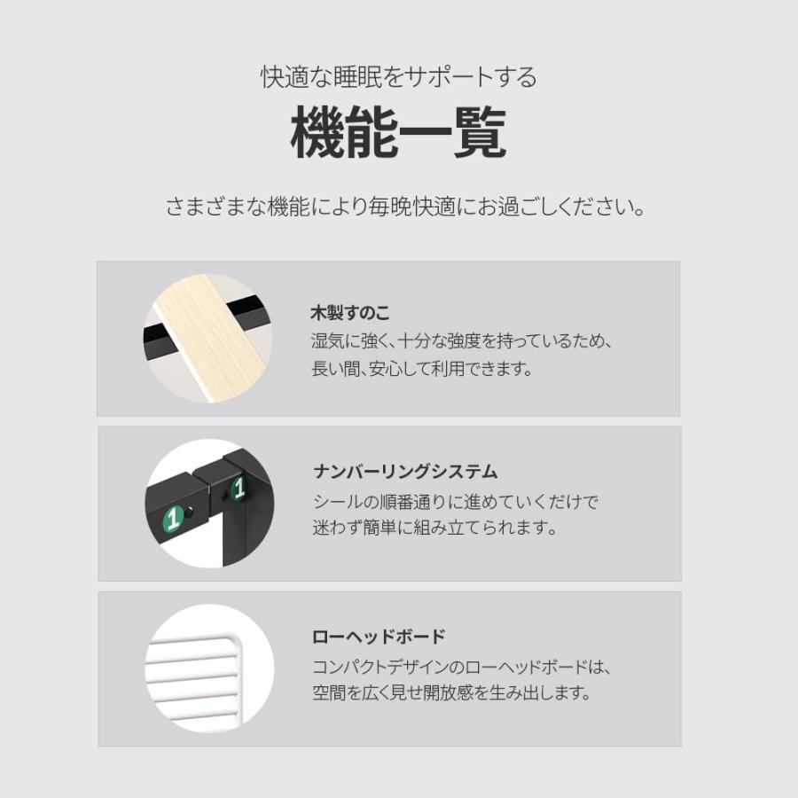 ZINUS メタル ベッドフレーム ダブル Tom l Platform Amazon.co.jp: ZINUS メタル ベッドフレーム ダブル Tom Metal