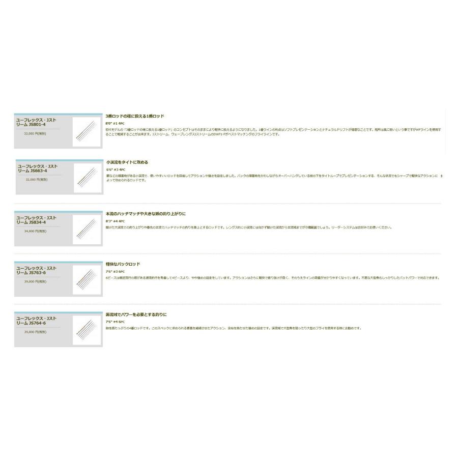 ティムコ(TIEMCO) ユーフレックス・Jストリーム JS834-4  